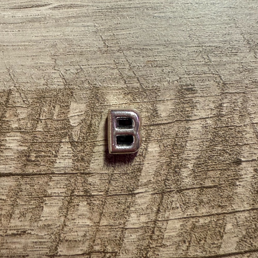 Pandora B Initial Letter Charm